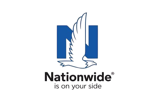 Nationwide logo with stylized eagle silhouette.