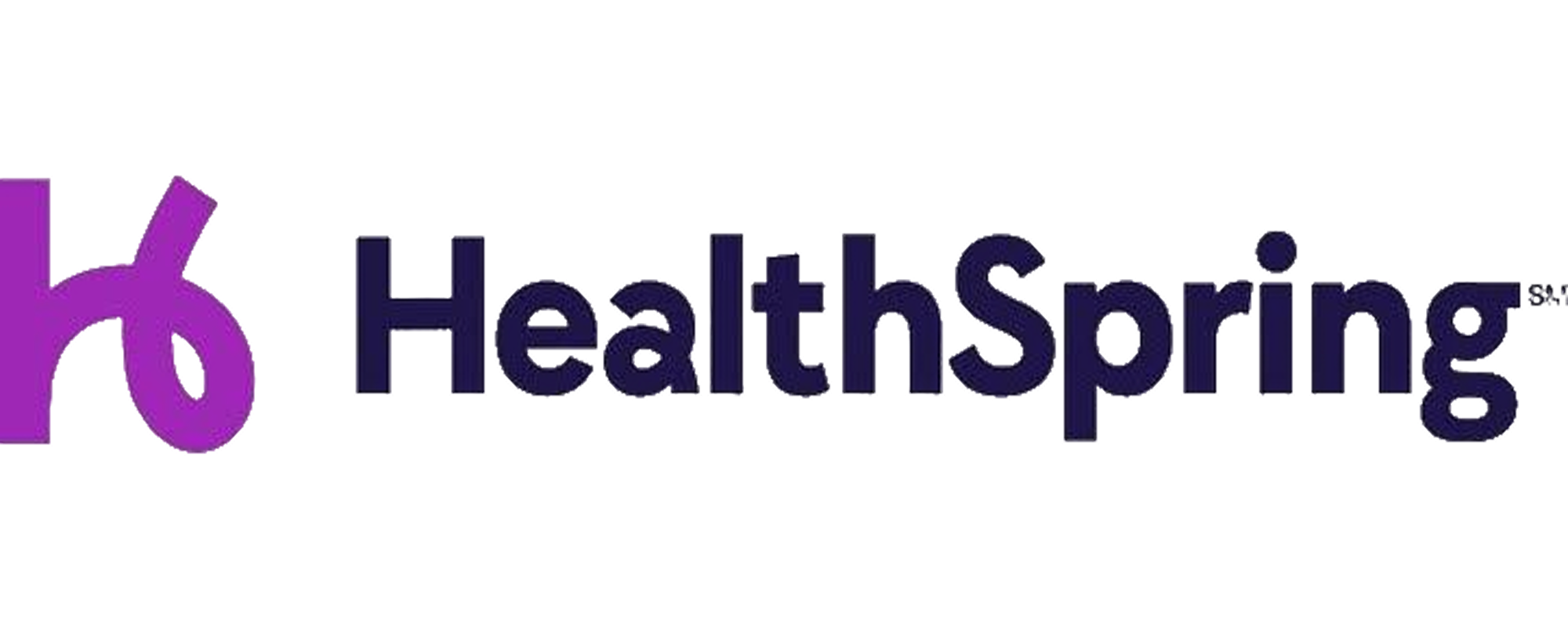 HealthSpring logo with purple and black text.