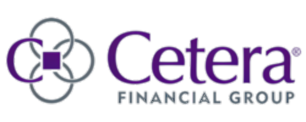 Cetera Financial Group logo on black background.